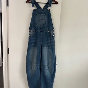 Coleman Washed Denim Overalls NWOT